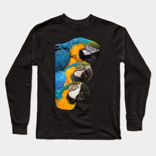 Blue-and-yellow Macaw Long Sleeve T-Shirt